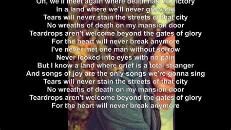 Tears Will Never Stain the Streets (of That City) .